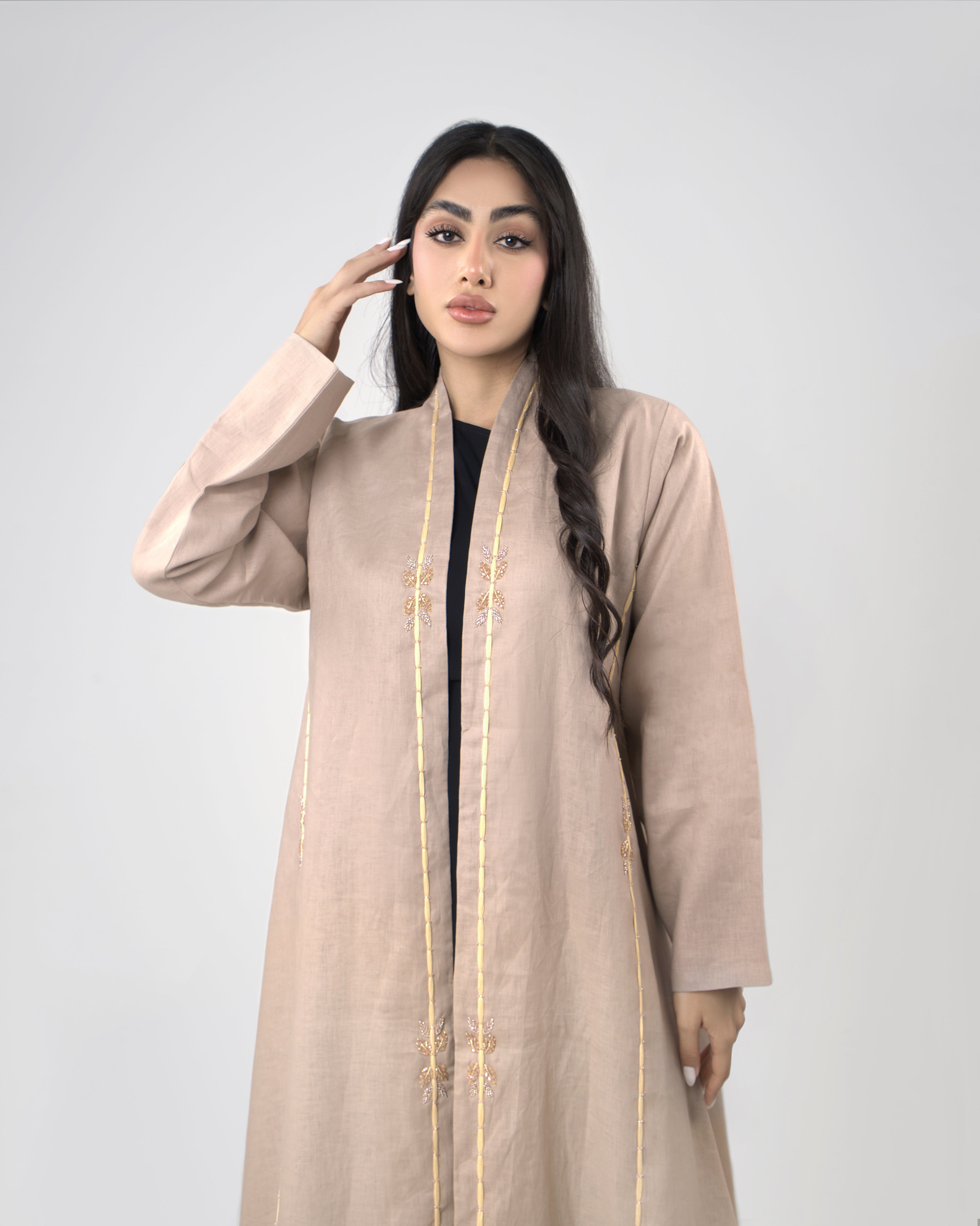 Buy Online Trendy Linen Abaya Design UAE affordable Abaya