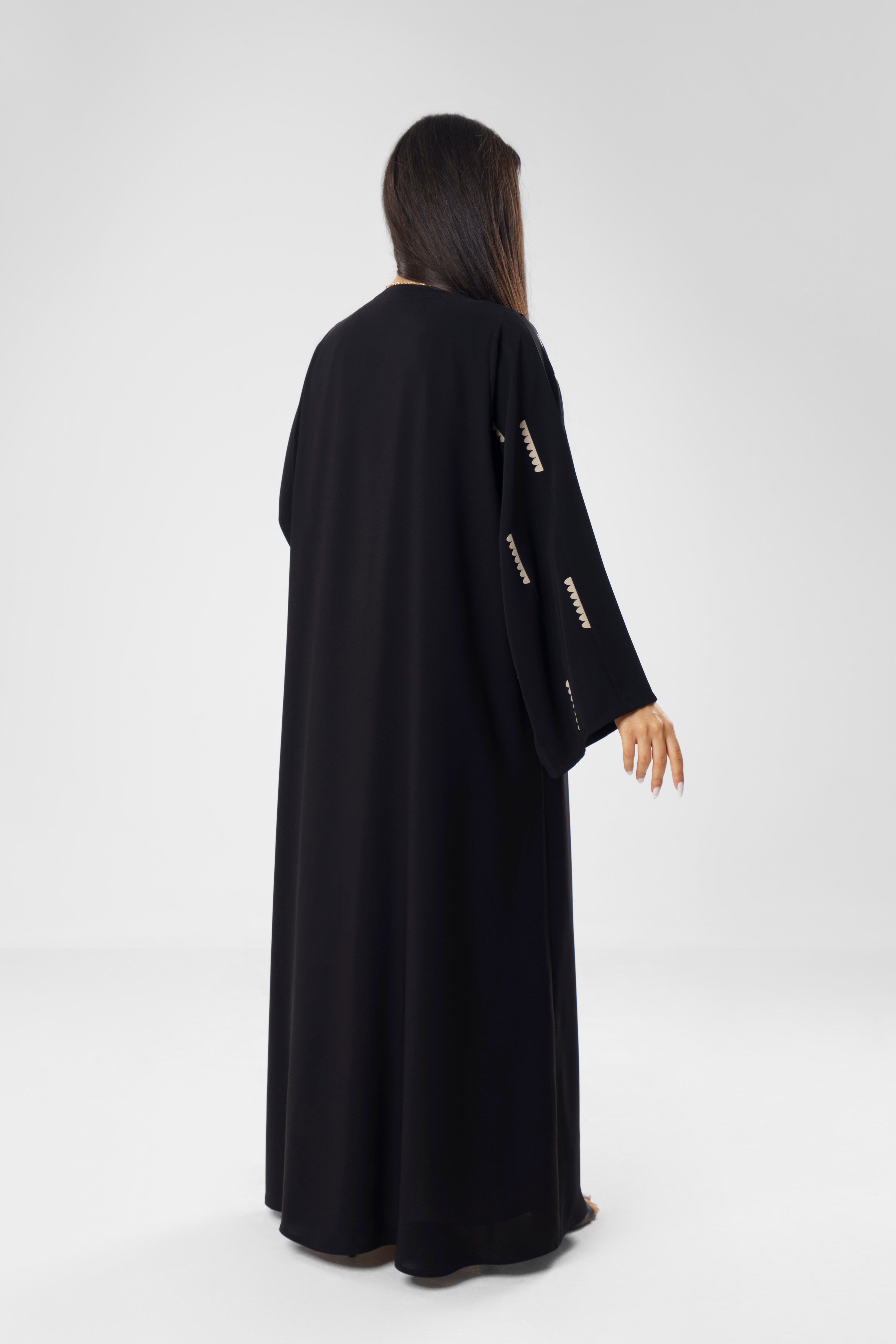 Buy Online Open Abaya Khaleeji Style UAE affordable Abaya