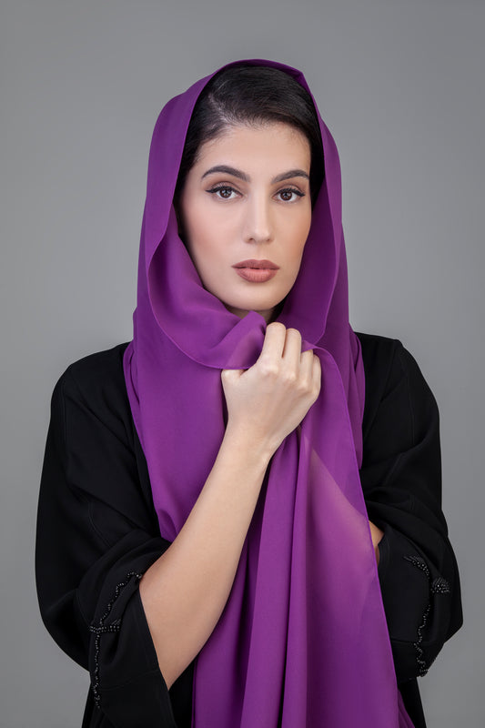 Purple Chiffon Sheila Hijab